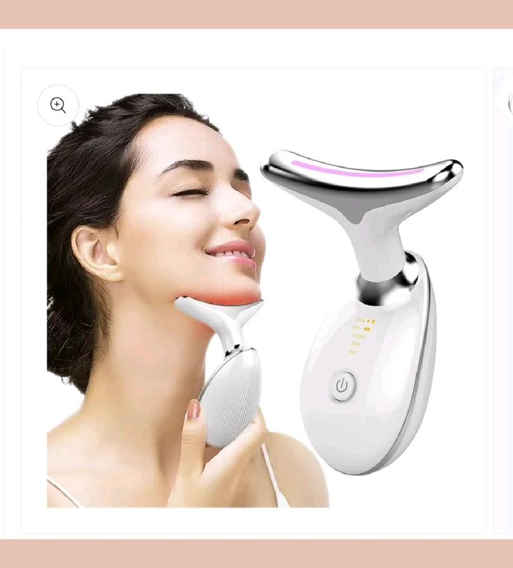 GlowLift™ – Masseur Électrique LED 7 Couleurs pour le Visage et le Cou